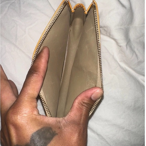 Louis Vuitton Gold Embossed Clutch